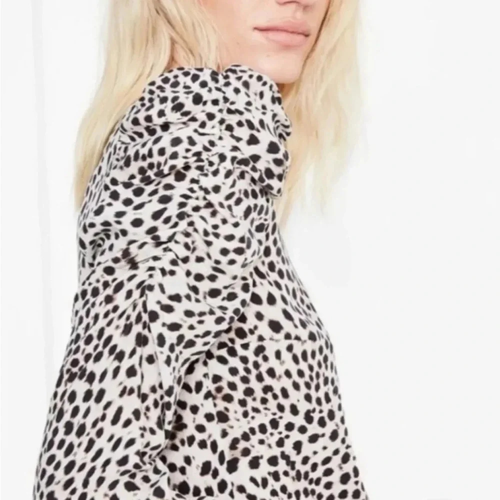 Lovely Anine Bing Animal Print Mini Dress size M - Picture 7 of 8
